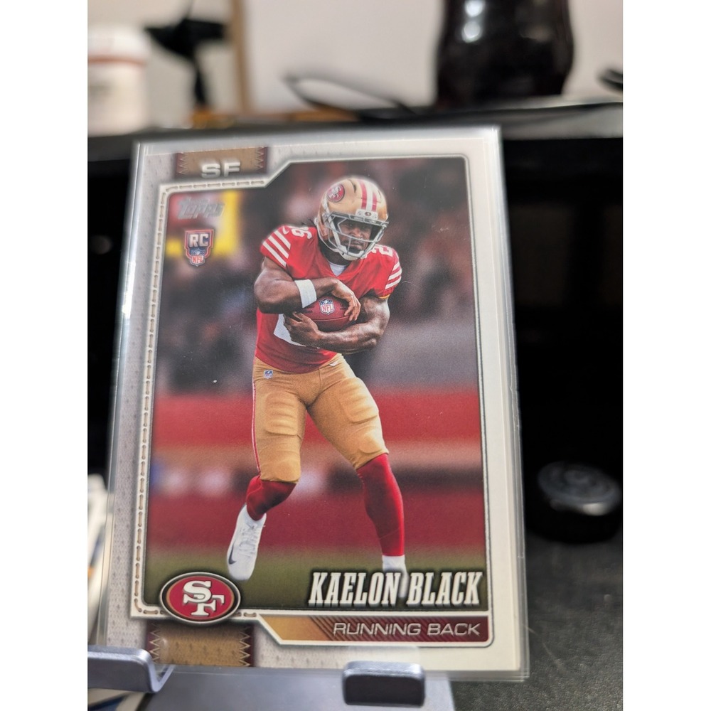 2026 Topps Kaelon Black Rookie Card #368 San Francisco 49ers RB Indiana RC